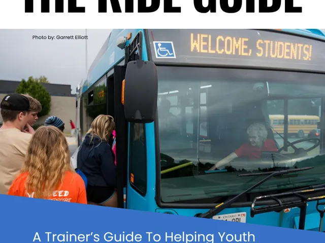 The Ride Guide cover: a trainer's guide to helping youth become safe and confident transit users.